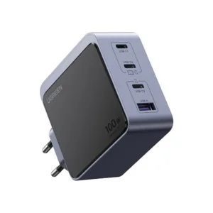 ugreen nexode air wall charger 100w usb a 3xusb c grey